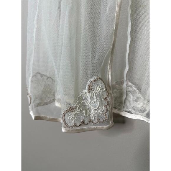 Victoria's Secret Babydoll Mesh Slip Fairy Cottage Core Y2K Lingerie Top 36 C - Picture 3 of 9